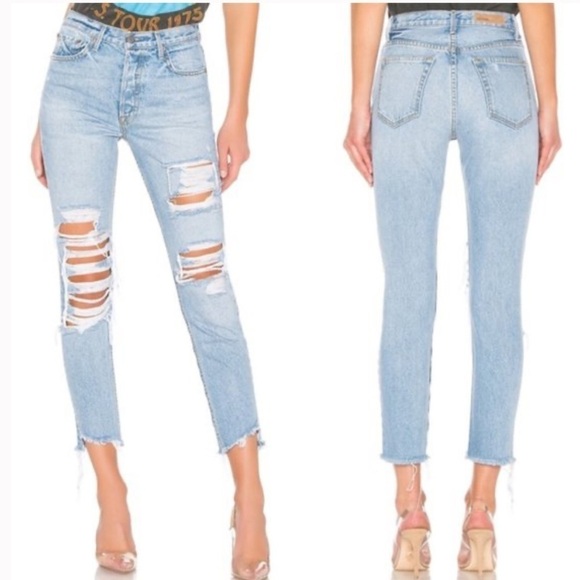 GRLFRND Karolina Ripped Skinny Jean! NWT!